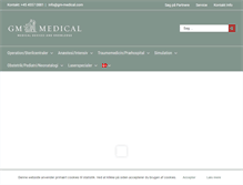 Tablet Screenshot of gm-medical.com